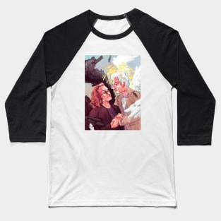 Crowley x Aziraphale Baseball T-Shirt